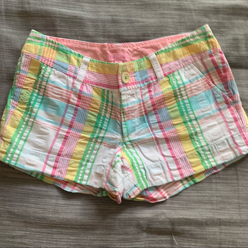 Lilly Pulitzer Plaid Shorts